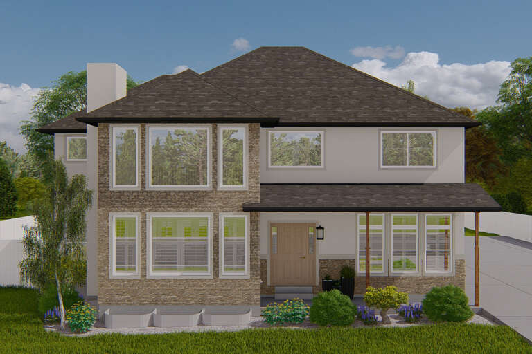 House Plan House Plan #27369 Front Elevation 