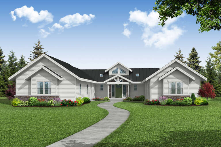 House Plan House Plan #27409 Front Elevation 
