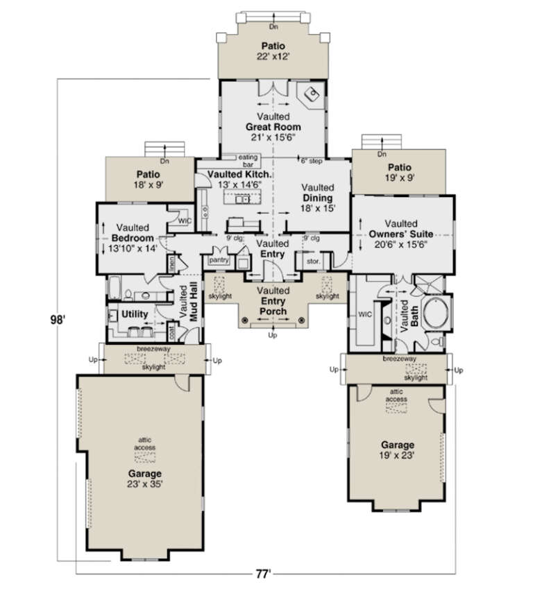 House Plan House Plan #27409 Drawing 1
