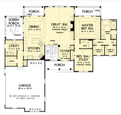 Main Floor  for House Plan #2865-00271