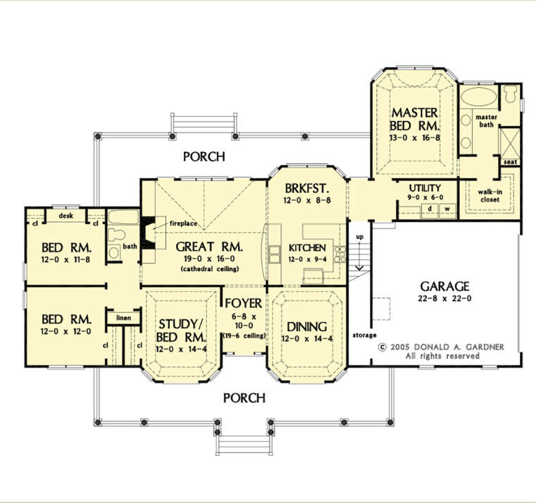 House Plan House Plan #27485 Drawing 1