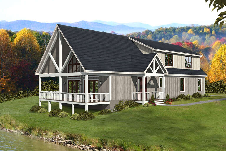 House Plan House Plan #27492 Front Elevation 