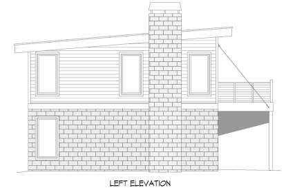 Modern House Plan #940-00562 Elevation Photo