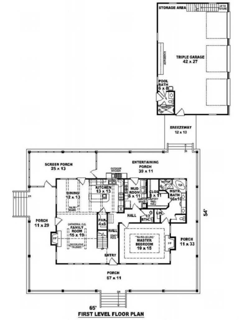 House Plan House Plan #2750 Drawing 1