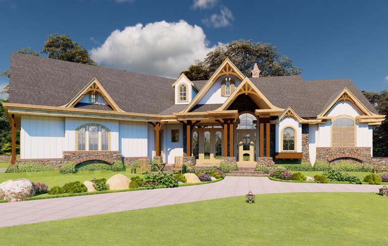 House Plan House Plan #27521 Front Elevation 