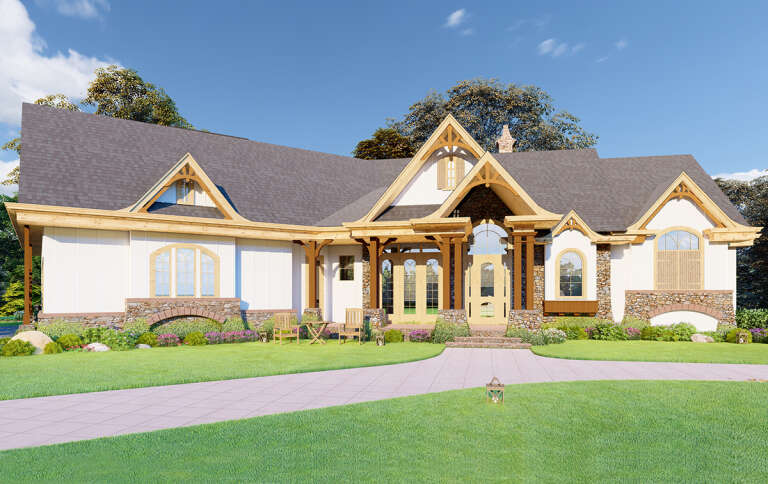 House Plan House Plan #27523 Front Elevation 