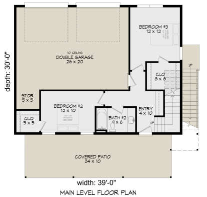 First Floor for House Plan #940-00569