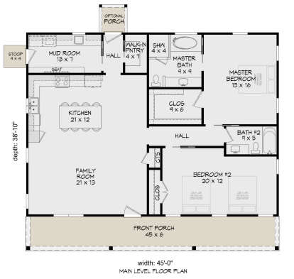 Main Floor  for House Plan #940-00570
