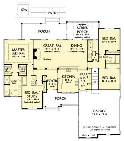 Main Floor  for House Plan #2865-00321