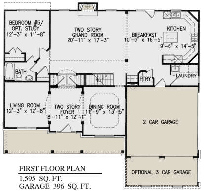 Main Floor  for House Plan #699-00317