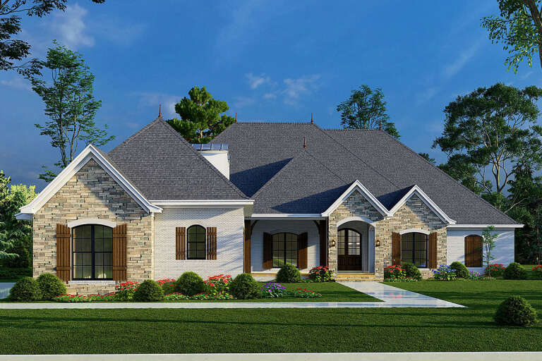 House Plan House Plan #27597 Front Elevation 