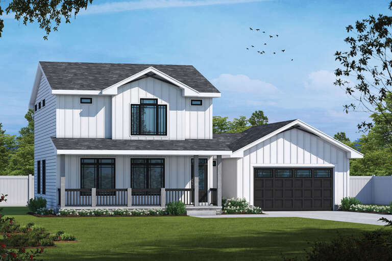 House Plan House Plan #27605 Front Elevation 