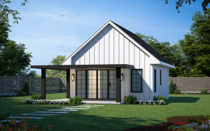 Modern Farmhouse House Plan #402-01757 Elevation Photo