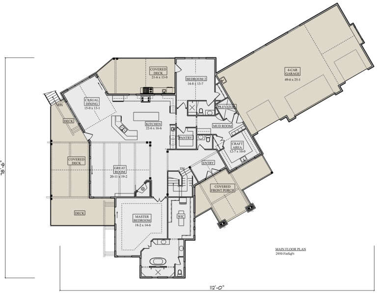House Plan House Plan #27613 Drawing 1