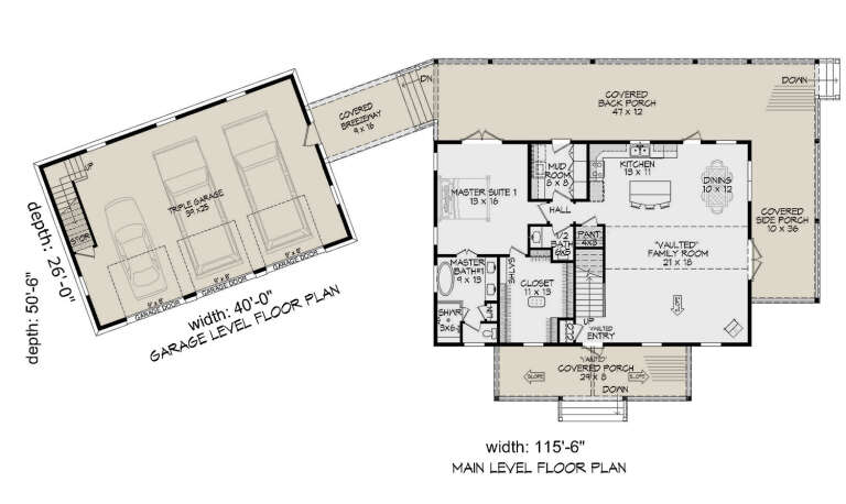 House Plan House Plan #27639 Drawing 1