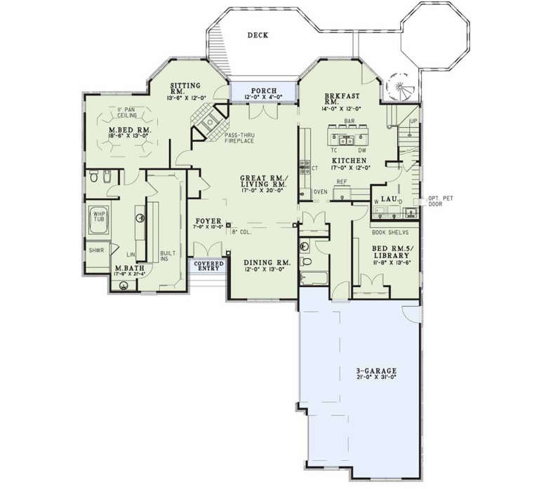 House Plan House Plan #2764 Drawing 1