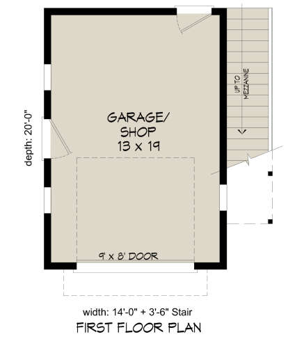 Garage Floor for House Plan #940-00588