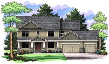 Traditional House Plan #098-00026 Elevation Photo
