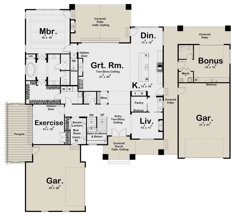 House Plan House Plan #27735 Drawing 1