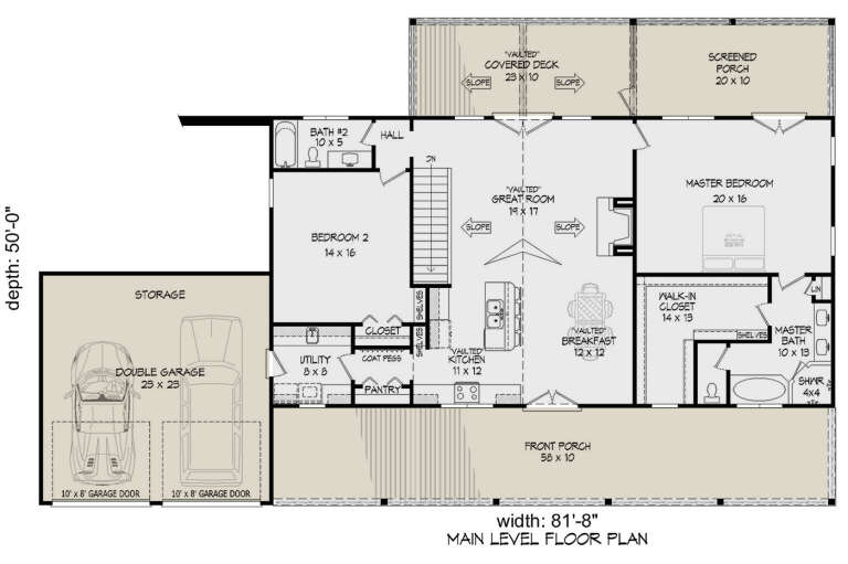House Plan House Plan #27774 Drawing 1