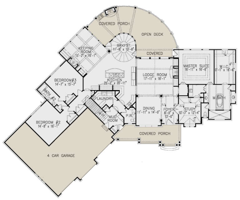 House Plan House Plan #27795 Drawing 1