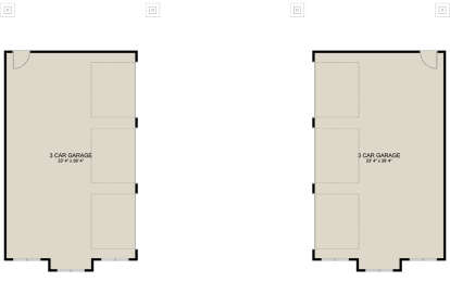 Garage Floor for House Plan #2802-00170