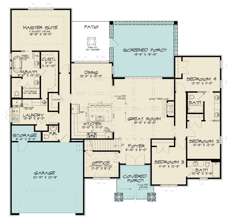 House Plan House Plan #27813 Drawing 1