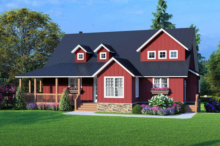 House Plan House Plan #27825 Front Elevation 