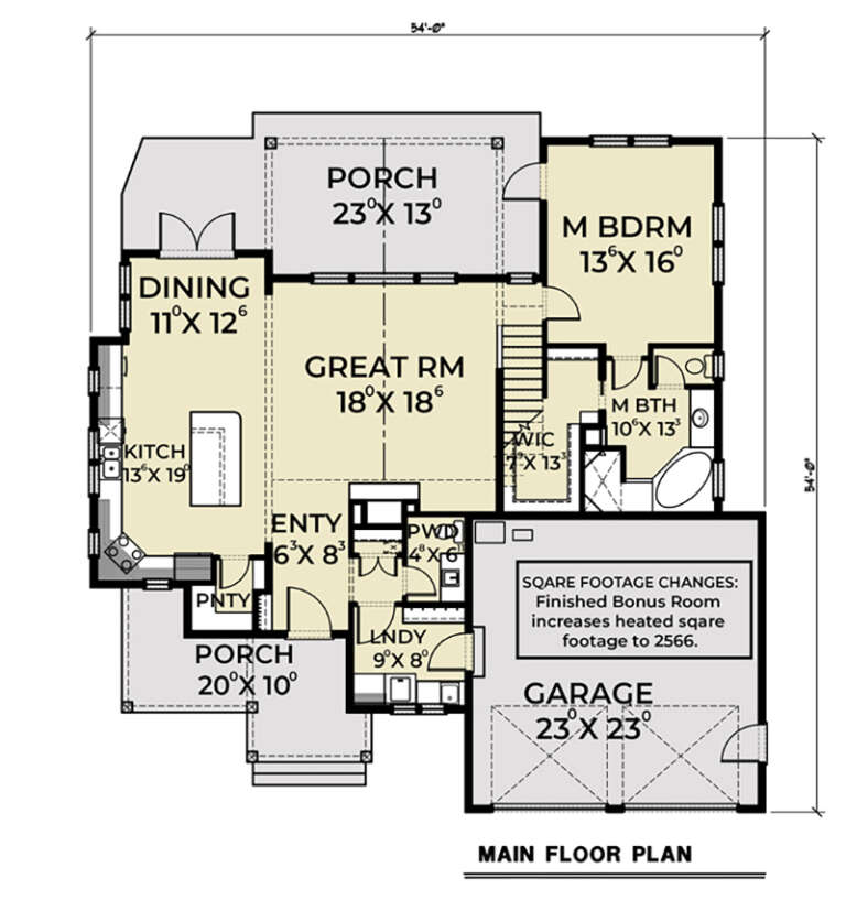 House Plan House Plan #27854 Drawing 1