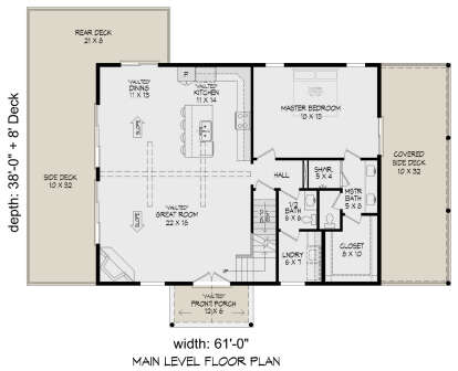 Main Floor  for House Plan #940-00644