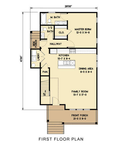 Main Floor  for House Plan #4351-00048