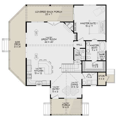 Main Floor  for House Plan #940-00646