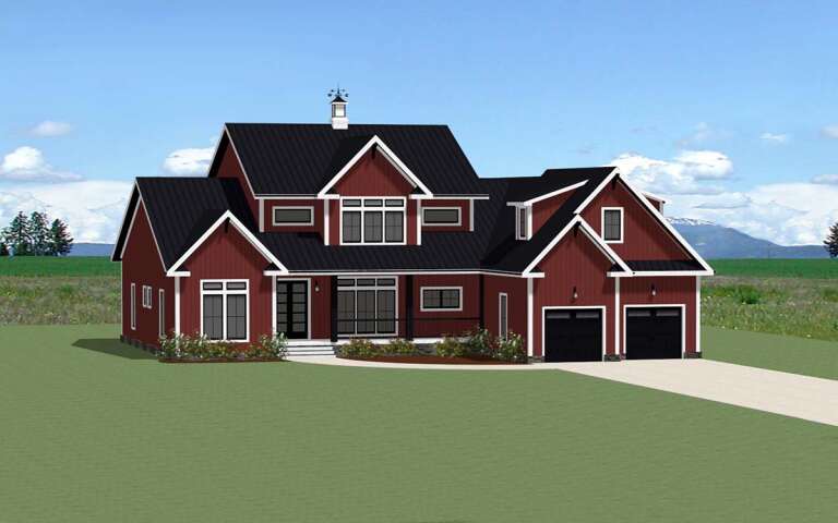 House Plan House Plan #27964 Front Elevation 