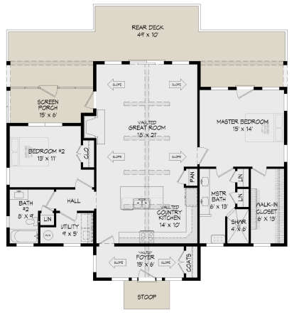 Main Floor  for House Plan #940-00660