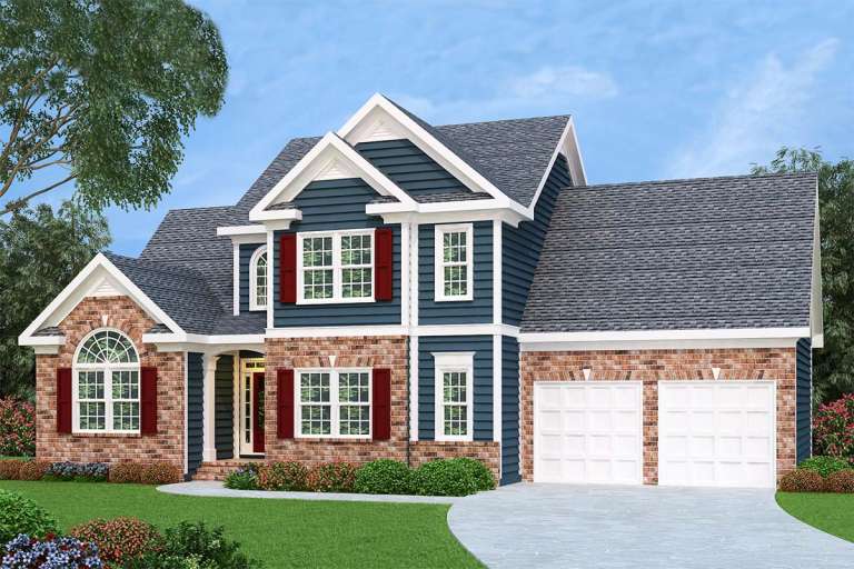 House Plan House Plan #28 Front Elevation 