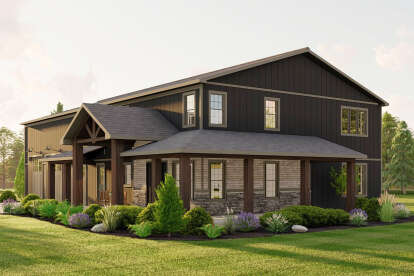 Barn House Plan #5032-00183 Elevation Photo