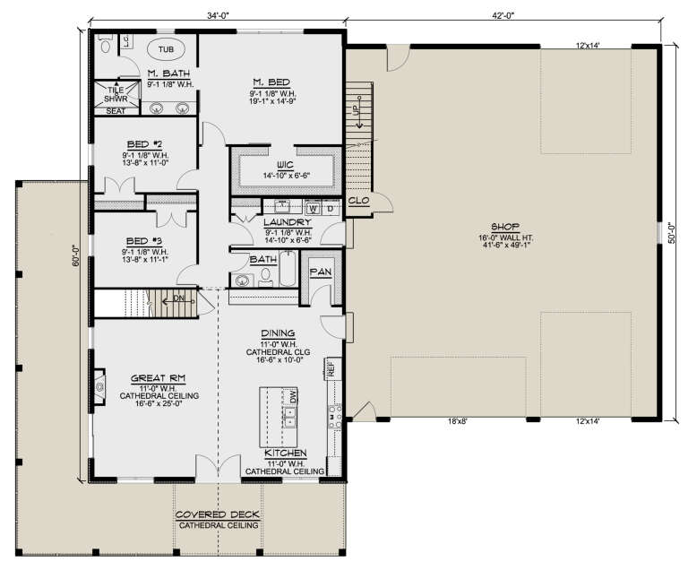 House Plan House Plan #28053 Drawing 1