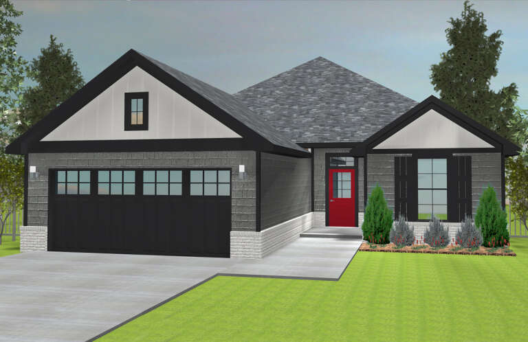 House Plan House Plan #28083 Front Elevation 