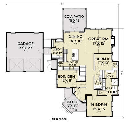 Main Floor  for House Plan #2464-00047