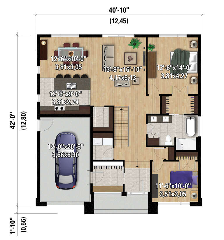 House Plan House Plan #28111 Drawing 1