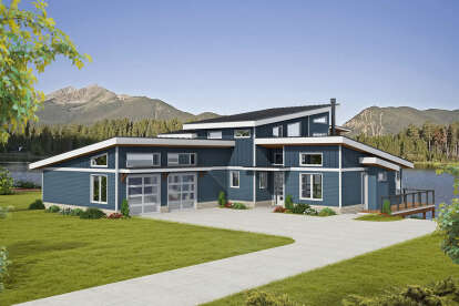 Contemporary House Plan #940-00670 Elevation Photo