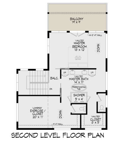 Second Floor for House Plan #940-00670