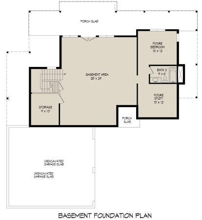 Basement for House Plan #940-00670