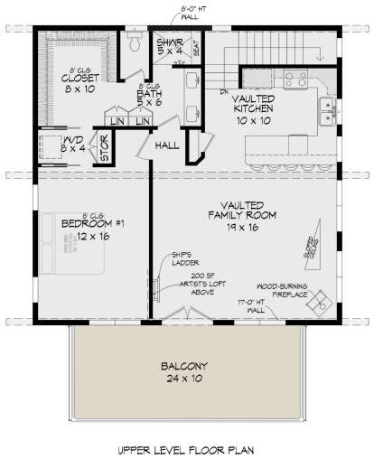 Second Floor for House Plan #940-00672