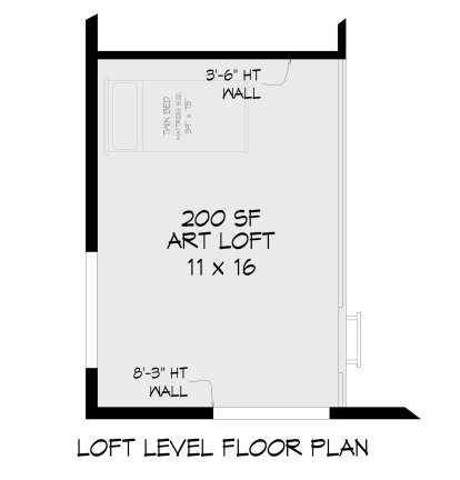 Loft for House Plan #940-00672