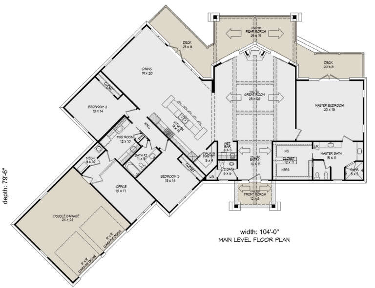 House Plan House Plan #28188 Drawing 1