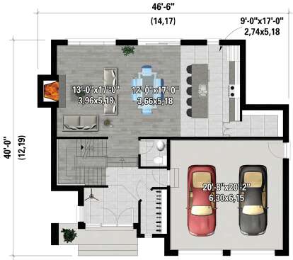 Main Floor  for House Plan #6146-00539