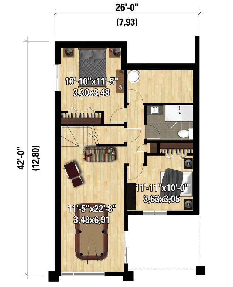 House Plan House Plan #28240 Drawing 2