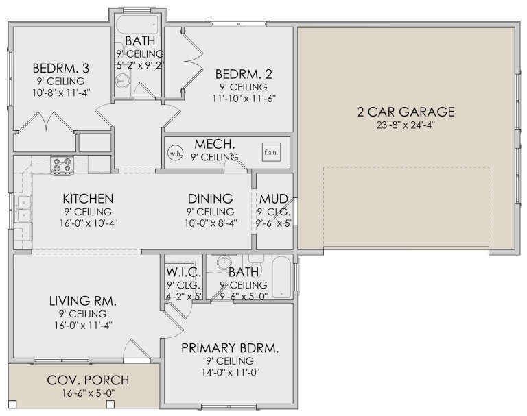 House Plan House Plan #28246 Drawing 1