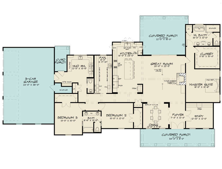 House Plan House Plan #28272 Drawing 1